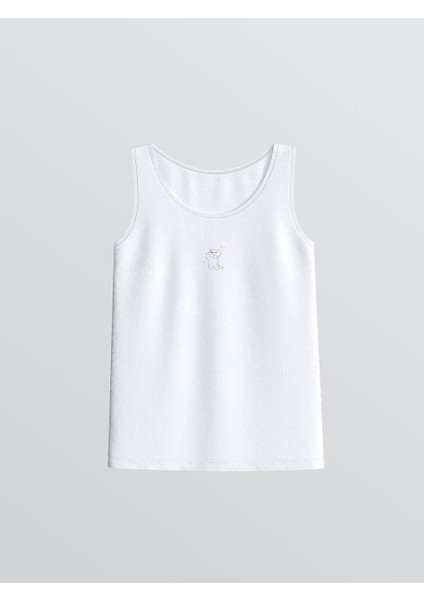 Bisiklet Yaka Kız Çocuk Atlet 2'li (W5) modelleri