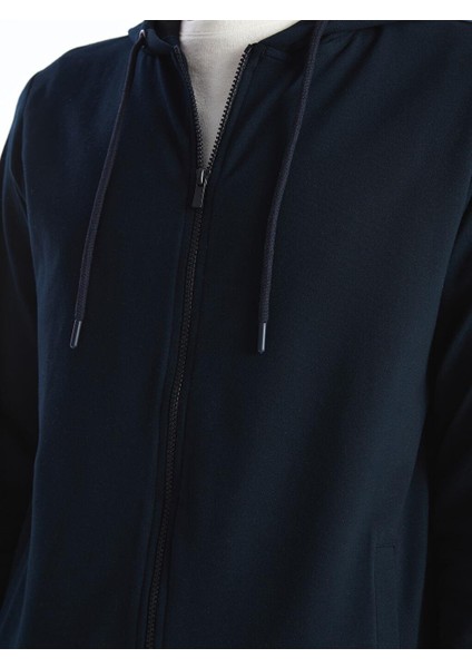 Kapüşonlu Uzun Kollu Erkek Fermuarlı Sweatshirt (W5) fiyatları