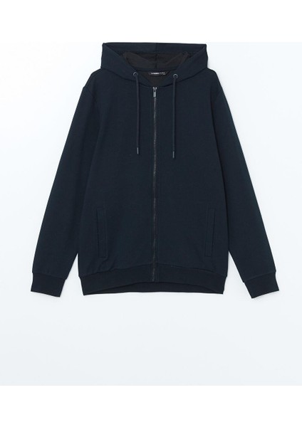 Kapüşonlu Uzun Kollu Erkek Fermuarlı Sweatshirt (W5) fırsatları