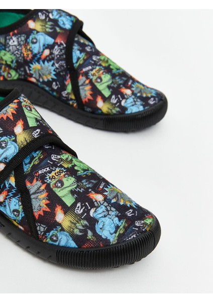 Baskılı Erkek Bebek Panduf (W5) modelleri