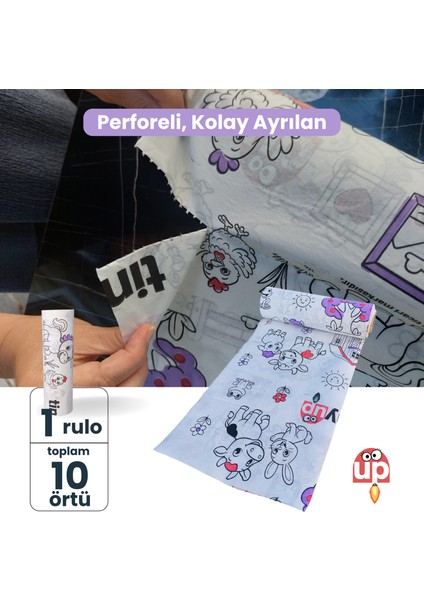 Tek Kullanımlık Mama Sandalyesi Altı & Aktivite Örtüsü - 100X120 cm – 10 Adet Sıçrama Koruyucu Matı fiyatları