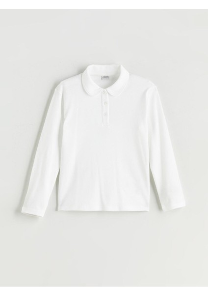 Polo Yaka Kız Çocuk Tişört (W5)