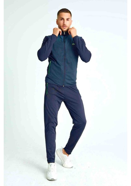 Slim Fit Lacivert Desenli Eşofman Takımı fiyatları