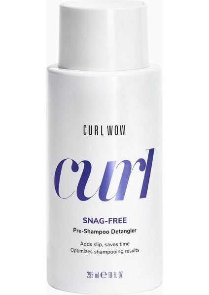Curl Wow Snag Free Ön Şampuan, Kıvırcık Saçlar Için Dolaşık Açıcı Bakım