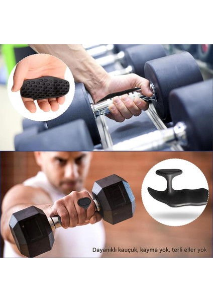 Sporcu antrenman halter Için Silikon El Koruma 2 Li çantalı