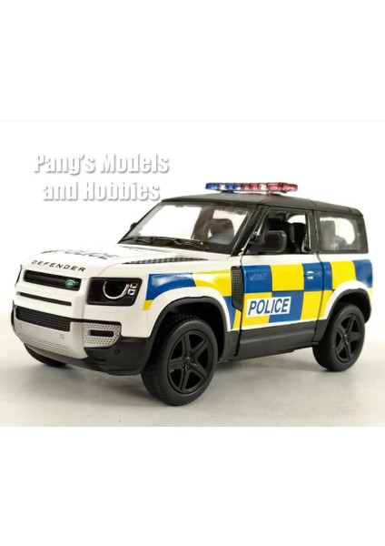 Çek Bırak Land Rover Defender 90 ( Polis Arabası ) 1:36 Ölçek modelleri