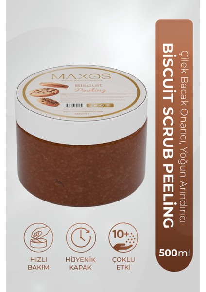 Biscuit Peeling 500ML Canlandırıcı, Derin Arındıcı, Batık Giderici modelleri