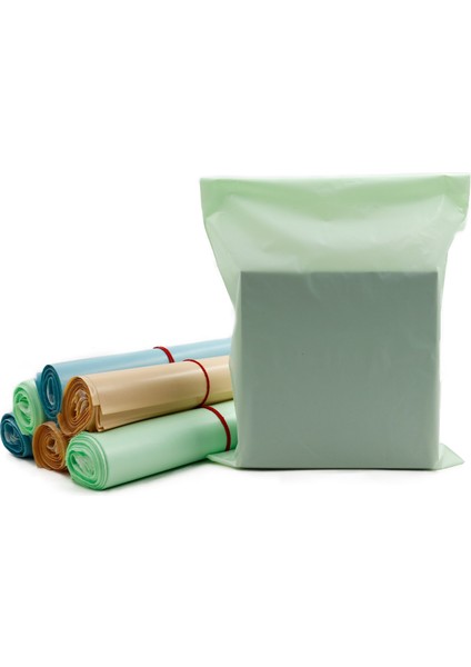 35X45+5 Zümrüt Esintisi Cepsiz Kargo Poşeti, Hediye Poşeti 10 Adet, Premium Kalite,