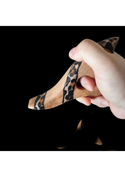 12 Li Leoparlı Refleksoloji Kalem ve Üçgen Seti modelleri