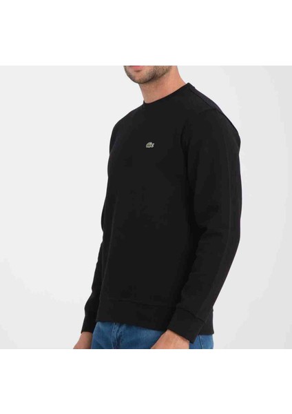 Bisiklet Yaka Siyah Sweatshırt fırsatları