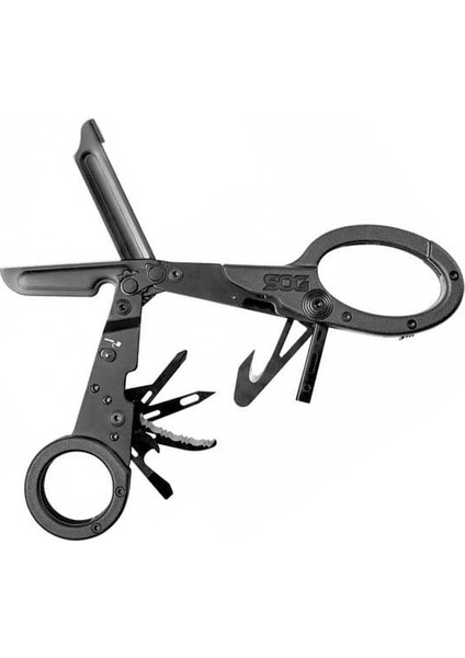 Parashears Multitool Çok Amaçlı 11 Işlev Makas Siyah