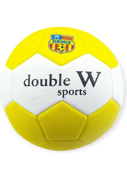 Futbol Topu Dikişli 420 gr No:5 -Sarı
