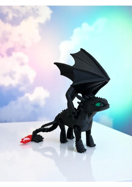 Dişsiz - Toothless - Ejderhanı Nasıl Eğitirsin Hareketli Figürü - 20cm