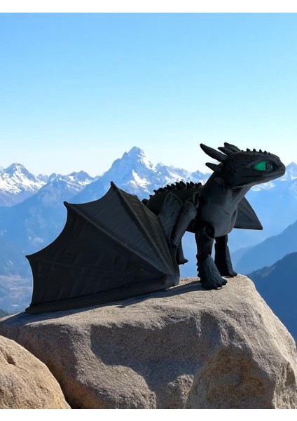 Dişsiz - Toothless - Ejderhanı Nasıl Eğitirsin Hareketli Figürü - 20cm fırsatları