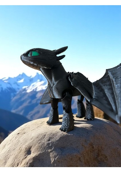 Dişsiz - Toothless - Ejderhanı Nasıl Eğitirsin Hareketli Figürü - 20cm indirimleri