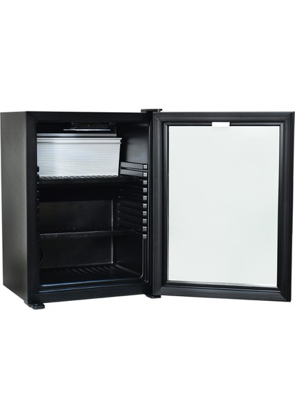 DRC 45 S All Black Edition Absorbe Sistem 45 Litre Cam Kapılı Minibar Mini Buzdolabı