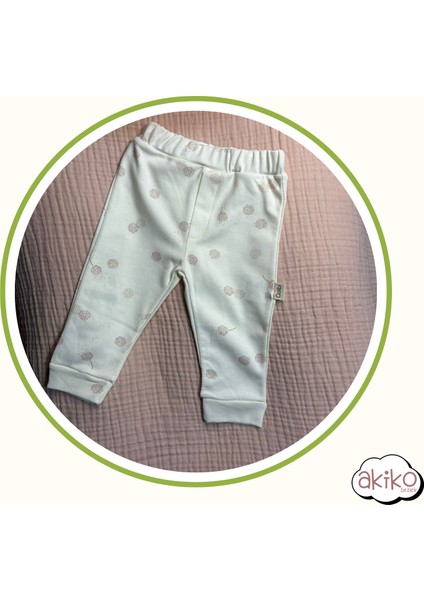 Bebek Pijama Takımı 0-1 Yaş %100 Pamuklu Organik Kumaş Polen Desenli fırsatları