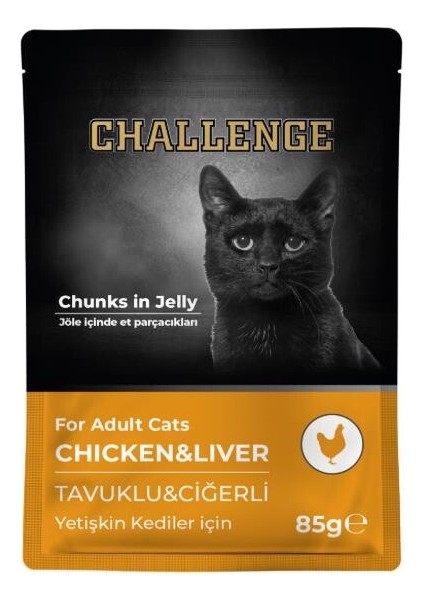 Pouch Tavuklu Ciğerli Yetişkin Kedi Konservesi 85 gr