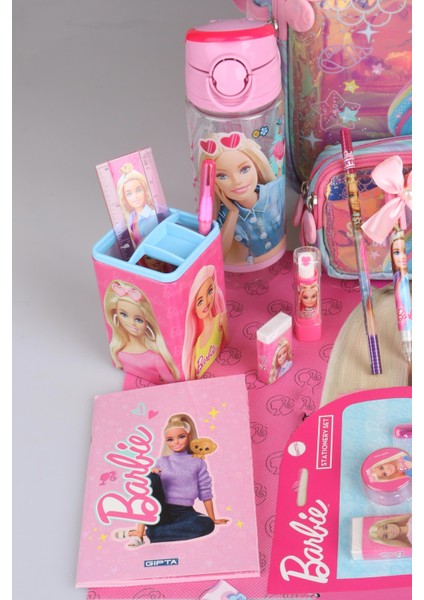 Dekomus Ile Yeni Sezon Lisanslı Barbıe'nin Deniz Kızı Rüyası Koleksiyonu Okul ve Kalem Çantası Ile 500 ml Matara,beslenme Kabı Full Kırtasiye Seti fırsatları