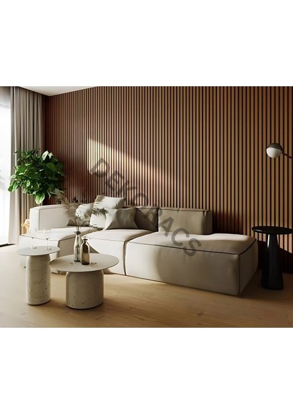 100X240 Ceviz Renk 3D Akustik Ahşap Duvar Paneli modelleri