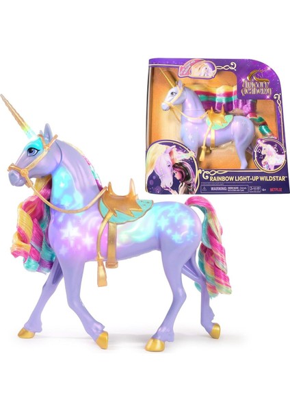 Unicorn Academy Rainbow Light Up Wildstar Tek Boynuzlu At