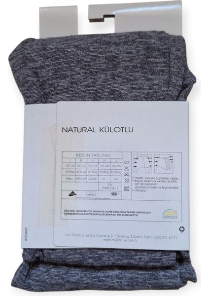 Müjdelüx Kül Koton Lycra 60DEN Naturel Külotlu Çorap 60DEN modelleri