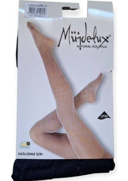 Müjdelüx Lacivert Koton Lycra 60DEN Naturel Külotlu Çorap 60DEN fırsatları
