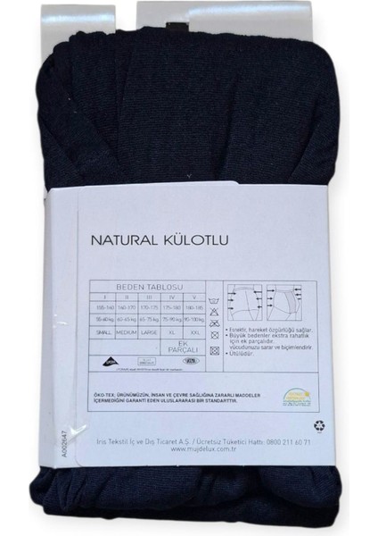 Müjdelüx Lacivert Koton Lycra 60DEN Naturel Külotlu Çorap 60DEN fiyatları