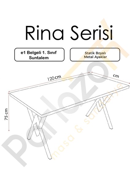 Parlazonhome Rina Serisi 70x110cm Atlantik Mutfak Masası, Mutfak Masa Takımı, 4 Gri Sandalye fırsatları