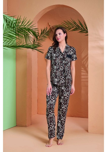 Pjs 27063 Kısa Kol Gömlek Yaka Patlı Pijama Takımı fiyatları
