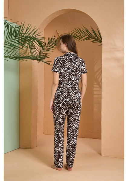 Pjs 27063 Kısa Kol Gömlek Yaka Patlı Pijama Takımı fırsatları