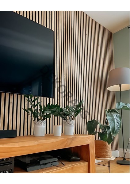100X240 Kahve Renk 3D Akustik Ahşap Duvar Paneli modelleri