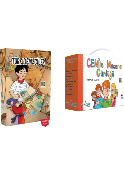 Türk Denizcileri 10'lu Set (Metal Kutu) -Cem'in Macera Günlüğü 10'lu Set