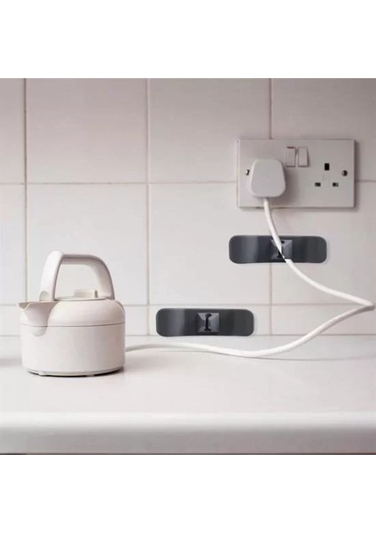 6'lı Pratik Kablo Toparlayıcı Yapışkanlı Klips Mutfak Air Fryer Kettle Kahve Tost Makinası fiyatları
