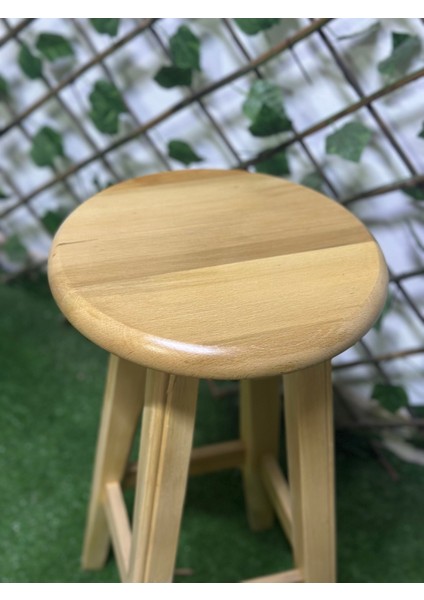 Naturel Ahşap Bar Taburesi-Gürgen Tabure-Masif Tabure( 60 cm ) modelleri