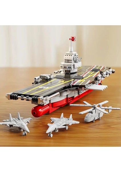 712 Parça Gemi Modeli Yapım Blokları Seti 6 Yaş ve Üzeri Hava Kuvvetleri Gemisi Modeli Kit fiyatları