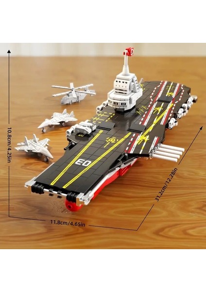 712 Parça Gemi Modeli Yapım Blokları Seti 6 Yaş ve Üzeri Hava Kuvvetleri Gemisi Modeli Kit modelleri