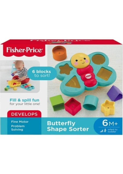 Şekil Eşleştirme Arkadaşı Kelebek 6 Bloklu Şekil Eşleştirme Oyunu CDC22