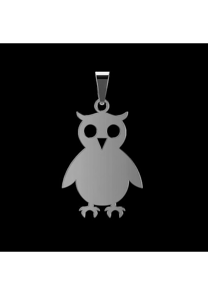 925 Ayar gümüş kolye baykuş SM7690