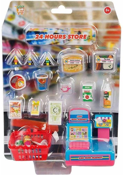 Çok Parçalı Mini Market Alışveriş Seti - 20 Parça