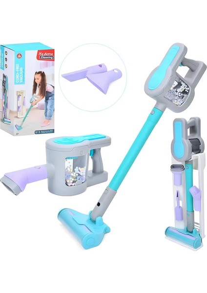 Pilli Dikey Süpürge Duvar Tutma Aparatlı