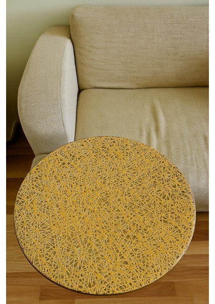 Hasır Pvc Yuvarlak Salon Sehpa Örtüsü Silinebilir Dantel Desenli Masa Örtüsü. modelleri