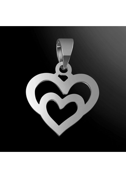 925 Ayar gümüş kolye kalp SM7450