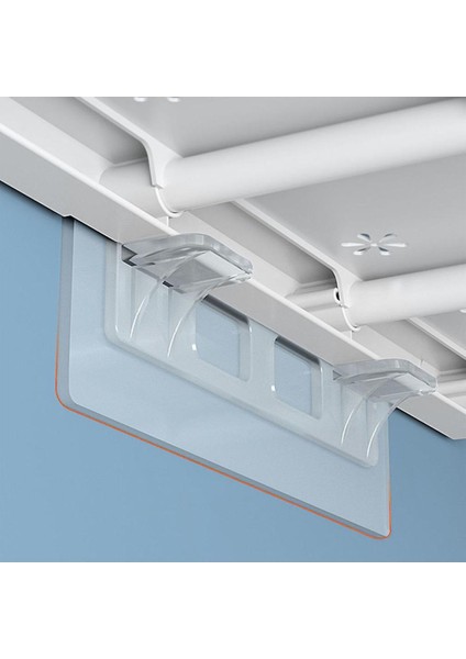 Kuvvetli Yapışkanlı Şeffaf Raf Tutacağı Ayağı 8 Li Destek Aparatı indirimleri