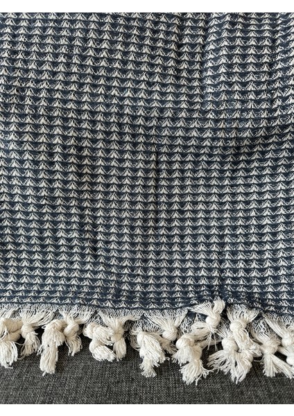 Armürlü Yatak Örtüsü / Pike / Koltuk Örtüsü – 200X230 cm – Düğüm Saçaklı – %100 Geri Dönüştürülmüş Iplik – 5 Renk Seçeneği fırsatları