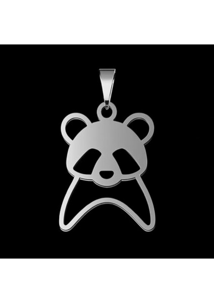 925 Ayar gümüş kolye panda SM7744