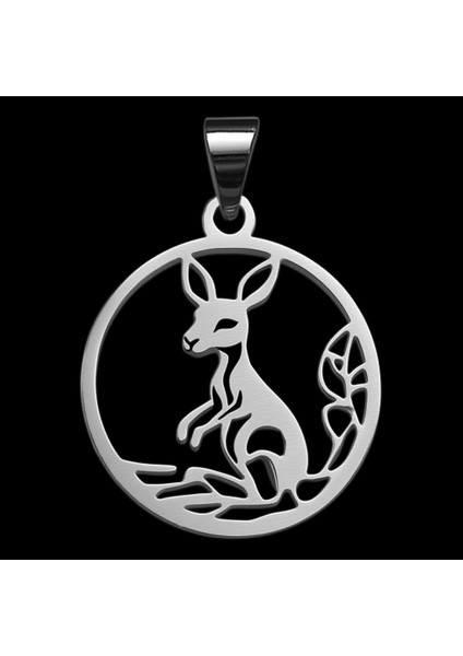 925 Ayar gümüş kolye kanguru SM7221