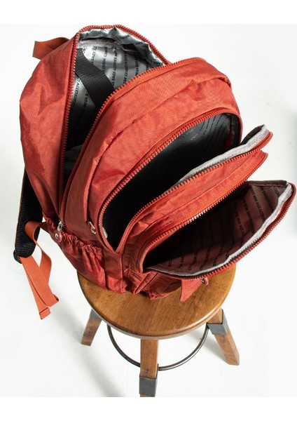 Unisex Okul Çantası Su Itici Hafif Klinkır Kumaş Günlük Sırt Çantası 40*30 cm Çok Cepli indirimleri