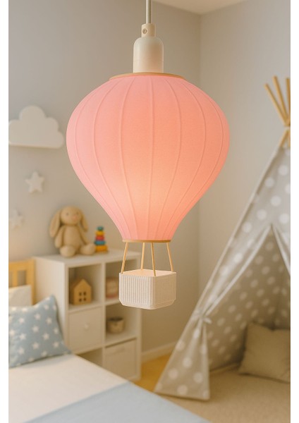 Uçan Hava Balonu Tasarımlı Avize - Modern Dekoratif Aydınlatma