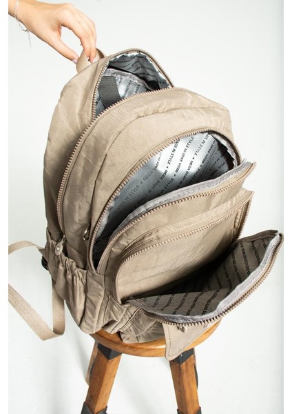 Unisex Okul Çantası Su Itici Hafif Klinkır Kumaş Günlük Sırt Çantası 40*30 cm Çok Cepli indirimleri